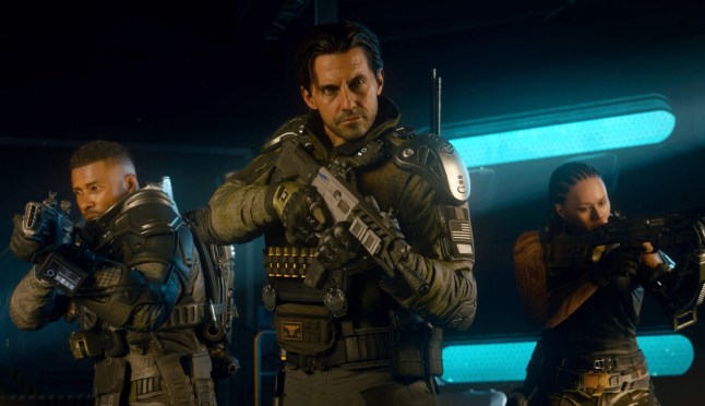 Call Of Duty: Black Ops 7 screenshot of soldiers pointing guns