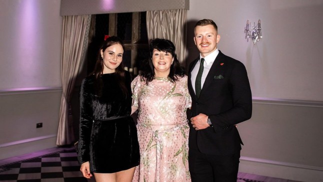 Adam Peaty with his mother Caroline and Holly Ramsay https://www.instagram.com/p/C3bEx3dtTdJ/?img_index=1
