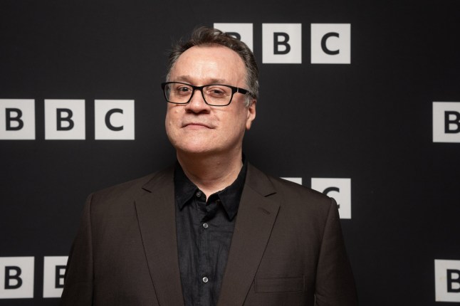 Russell T Davies attending the BBC screening of The War Between the Land and the Sea, at the Charlotte Street Hotel in London. Picture date: Tuesday November 25, 2025. PA Photo. Photo credit should read: Jeff Moore/PA Wire