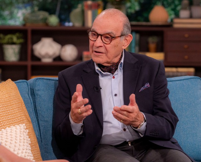 Editorial use only Mandatory Credit: Photo by Ken McKay/ITV/Shutterstock (15309810ab) Sir David Suchet 'This Morning' TV show, London, UK - 19 May 2025