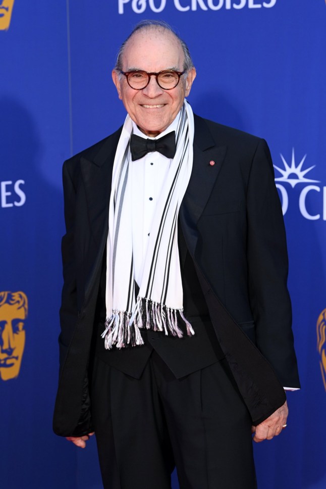 Mandatory Credit: Photo by David Fisher/Shutterstock (15291549gc) David Suchet BAFTA Television Awards, Arrivals, Royal Festival Hall, London, UK - 11 May 2025