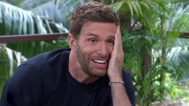 A close up of Joel Dommett on I'm A Celebrity... Unpacked