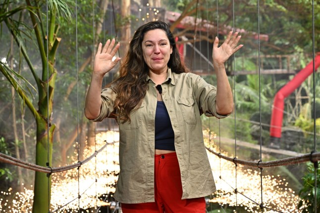Editorial Use Only Mandatory Credit: Photo by James Gourley/ITV/Shutterstock (16005366t) Kelly Brook is evicted from camp 'I'm a Celebrity... Get Me Out of Here!' TV show, Series 26, Show 17, Australia - 02 Dec 2025