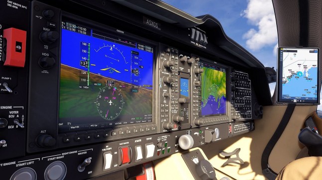 Microsoft Flight Simulator 2024 screenshot of a plane cockpit