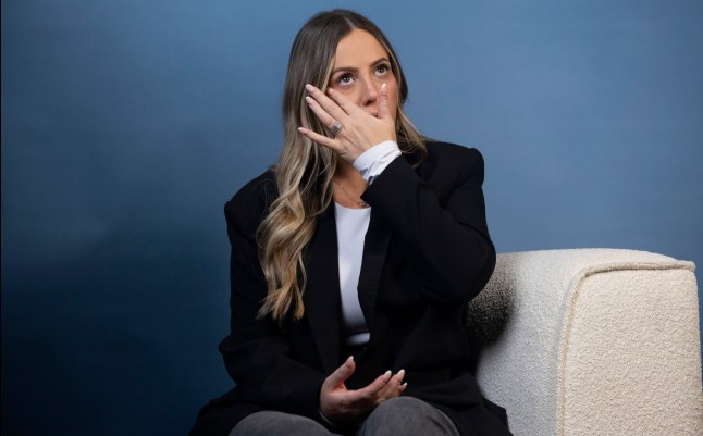 03/12/25 Holly Hagan best known from the MTV series Geordie Shore is interviewed by Sarah Packer, Chief Showbiz Reporter