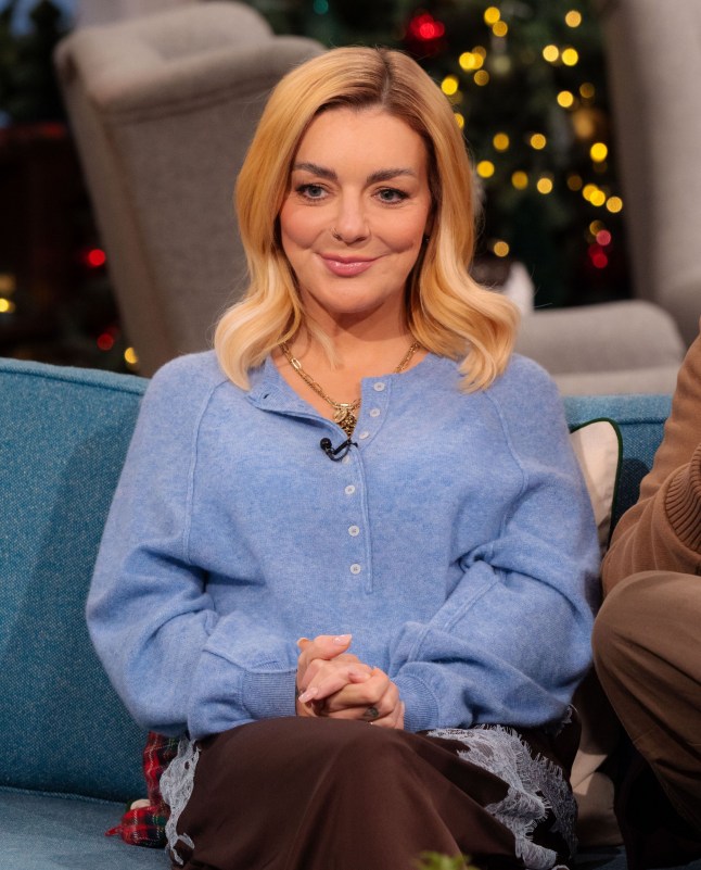 Editorial use only Mandatory Credit: Photo by Ken McKay/ITV/Shutterstock (16008831aq) Sheridan Smith 'This Morning' TV show, London, UK - 04 Dec 2025