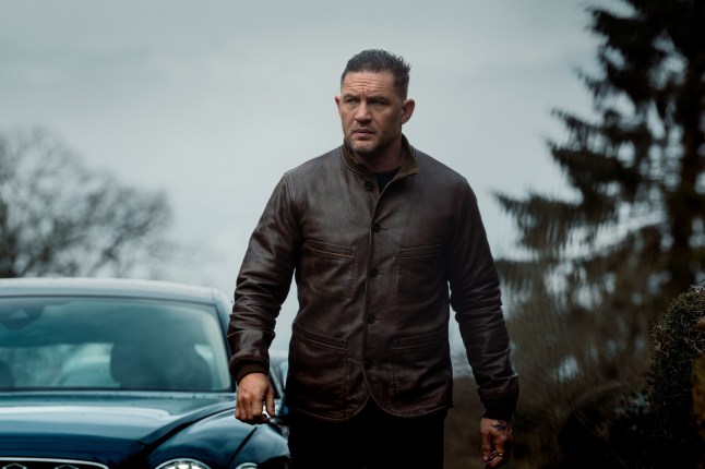 Tom Hardy as Harry Da Souza in MOBLAND, episode 9, season 1, Streaming on Paramount+ 2025. Photo Credit: Luke Varley/Paramount+