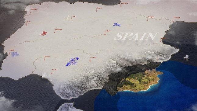Total War: Medieval 3 map of Spain