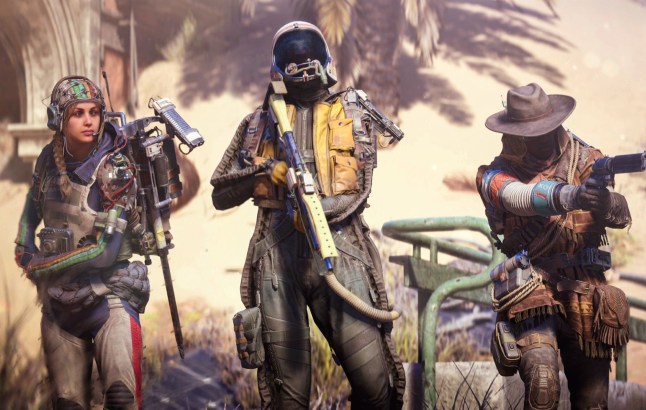 A squad preparing to hunt for loot in Arc Raiders