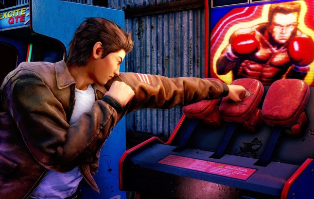 Ryo Hazuki boxing in Shenmue 3