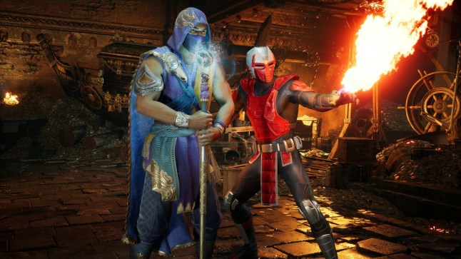 Rain and Sektor in Mortal Kombat 1
