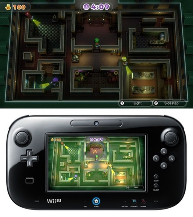 Luigi's Ghost Mansion playing on Wii U