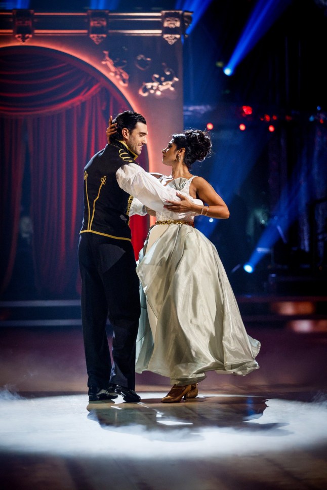 For use in UK, Ireland or Benelux countries only BBC handout photo of Balvinder Sopal and Julian Caillon during their appearance on the live show on Saturday for BBC1's Strictly Come Dancing. Issue date: Saturday December 6, 2025. PA Photo. Photo credit should read: Guy Levy/BBC/PA Wire NOTE TO EDITORS: Not for use more than 21 days after issue. You may use this picture without charge only for the purpose of publicising or reporting on current BBC programming, personnel or other BBC output or activity within 21 days of issue. Any use after that time MUST be cleared through BBC Picture Publicity. Please credit the image to the BBC and any named photographer or independent programme maker, as described in the caption.