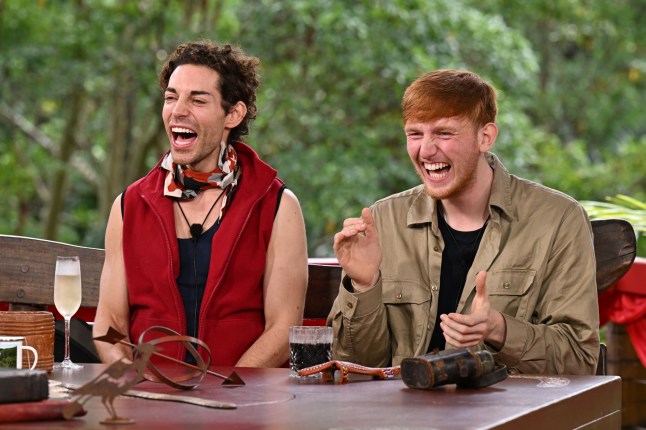 Editorial Use Only Mandatory Credit: Photo by James Gourley/ITV/Shutterstock (16033945ag) Tom Read Wilson and Angry Ginge 'I'm a Celebrity... Get Me Out of Here!' TV show, Series 26, Show 22, Australia - 07 Dec 2025