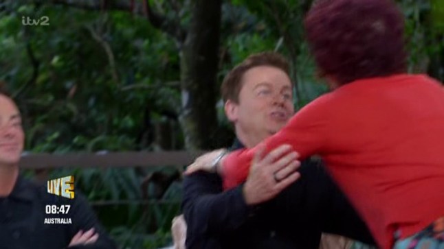 Ruby Wax snogs Declan Donnelly on national TV I'M A CELEBRITY ITV 2