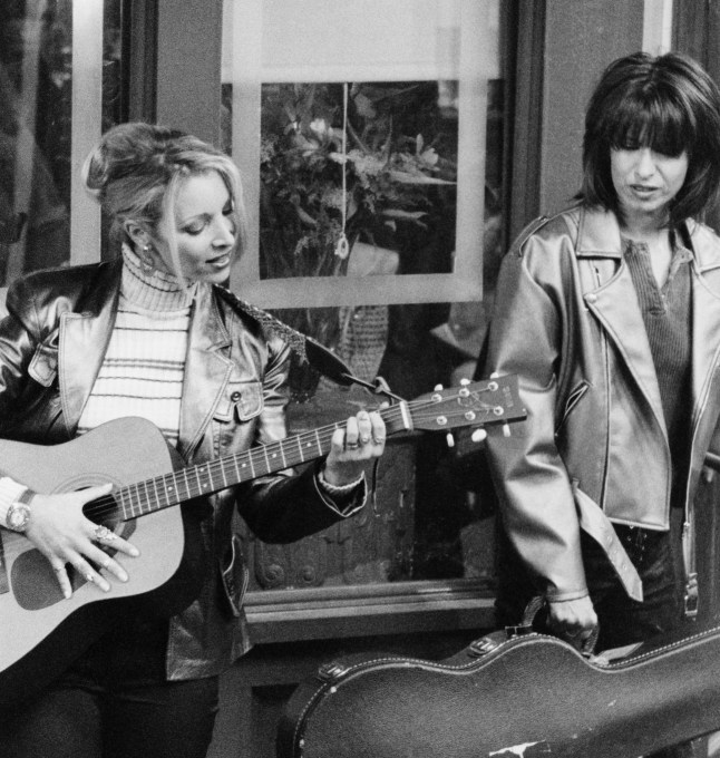Lisa Kudrow and Chrissie Hynde