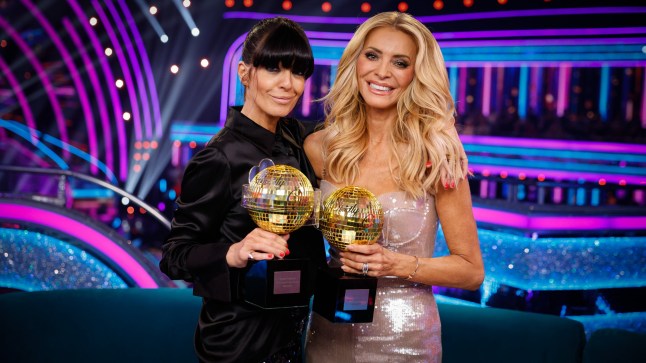 EMBARGOED TO 2030 SUNDAY DECEMBER 14 For use in UK, Ireland or Benelux countries only BBC handout photo of Claudia Winkleman and Tess Daly during the results show of Strictly Come Dancing on BBC1. Issue date: Sunday December 14, 2025. PA Photo. See PA story SHOWBIZ Strictly. Photo credit should read: Guy Levy/BBC/PA Wire NOTE TO EDITORS: Not for use more than 21 days after issue. You may use this picture without charge only for the purpose of publicising or reporting on current BBC programming, personnel or other BBC output or activity within 21 days of issue. Any use after that time MUST be cleared through BBC Picture Publicity. Please credit the image to the BBC and any named photographer or independent programme maker, as described in the caption.