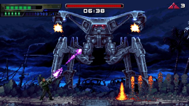 Terminator 2D: No Fate screenshot of future war level