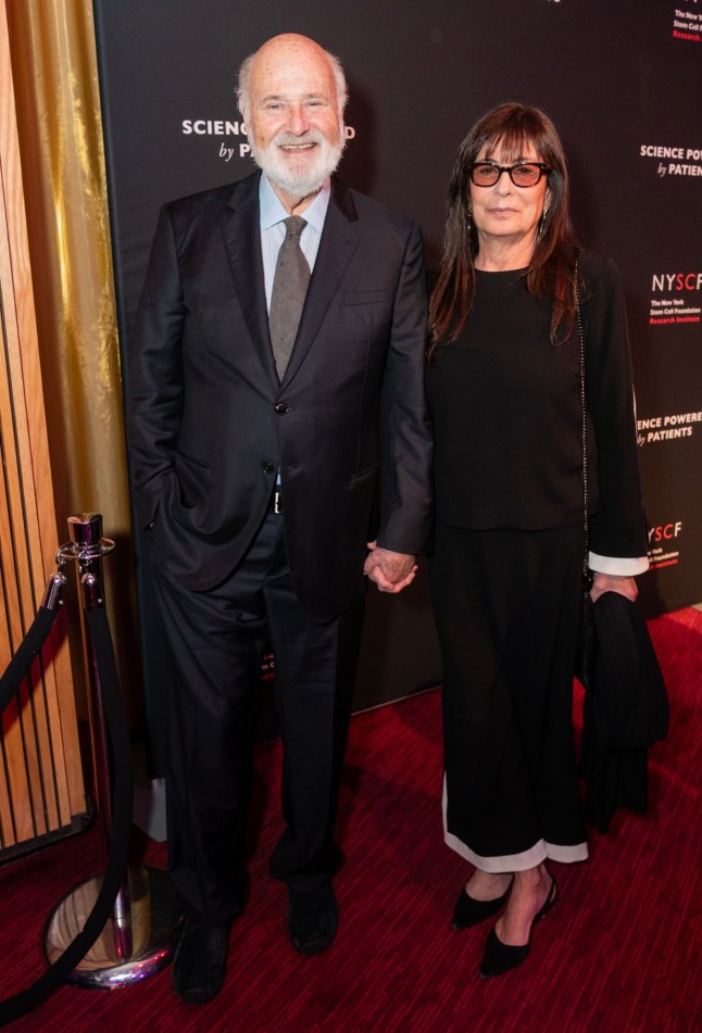 Mandatory Credit: Photo by Lev Radin/Shutterstock (14828685ak) Rob Reiner and Michele Singer Reiner attend New York Stem Cell Foundation Gala and Science Fair at Jazz at Lincoln Center on October 10, 2023 Lev Radin - 2023-10-10, New York, NY, USA - 10 Oct 2023