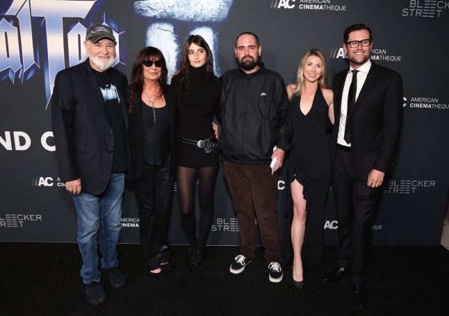 Los Angeles, CA September 9, 2025 Rob Reiner, Michele Reiner, Romy Reiner, Nick Reiner and family at the Bleecker Street's "Spinal Tap II: The End Continues" Los Angeles premiere at the Egyptian Theatre on Tuesday, September 9, 2025 in Los Angeles, CA. Bleecker Street's "Spinal Tap II: The End Continues" Los Angeles Premiere, Egyptian Theatre, CA, USA - 09 Sep 2025 Pictured: Rob Reiner, Michele Reiner, Romy Reiner, Nick Reiner, Maria Gilfillan, Jake Reiner BACKGRID USA 14 DECEMBER 2025 BYLINE MUST READ: Todd Williamson/JanuaryImages / BACKGRID USA: +1 310 798 9111 / usasales@backgrid.com UK: +44 208 344 2007 / uksales@backgrid.com *UK Clients - Pictures Containing Children Please Pixelate Face Prior To Publication*