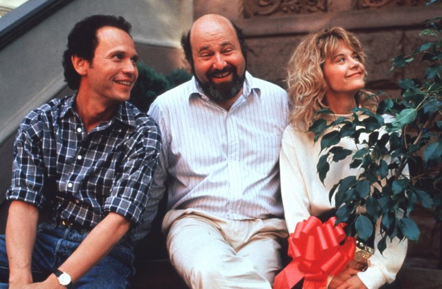 For Editorial Use Mandatory Credit: Photo by THA/Shutterstock (15073166s) Film still or Publicity still from "When Harry Met Sally" Billy Crystal, Rob Reiner and Meg Ryan ?1989 Castle Rock Studio Film and Publicity Stills
