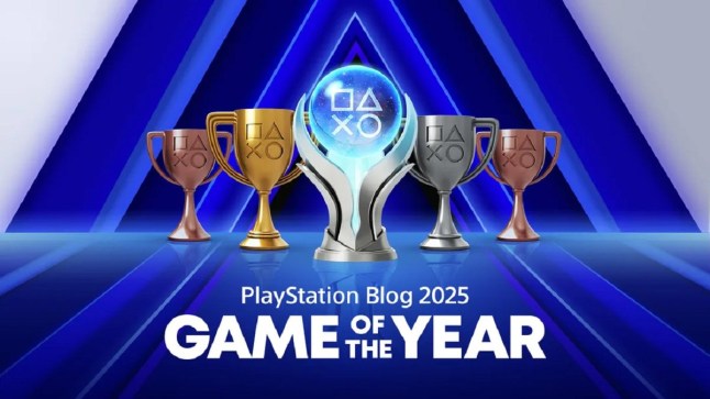PS Blog Game of the Year graphic with platinum gold silver and bronze trophies