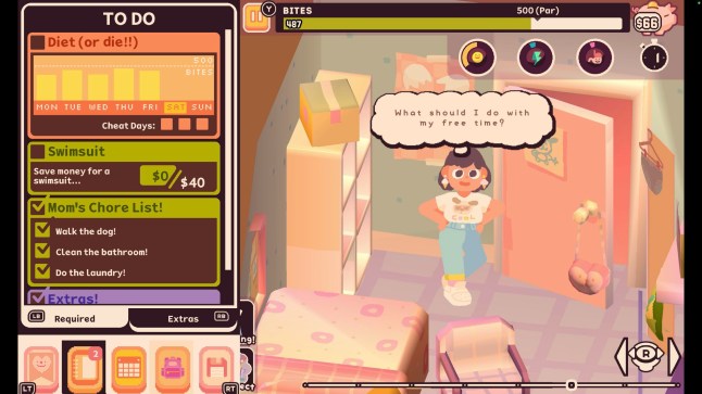 Consume Me screenshot of Jenny in her bedroom