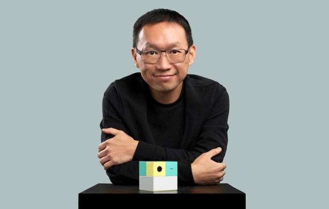 Nex CEO David Lee with Nex Playground console