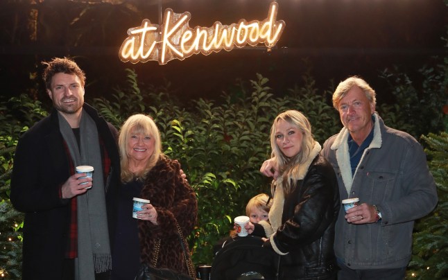 LONDON, ENGLAND - DECEMBER 06: (L-R) Jack Madeley, Judy Finnigan, Chloe Madeley and Richard Madeley attend the VIP Launch of Christmas At Kenwood on December 06, 2023 in London, England. (Photo by Dave Benett/Getty Images)