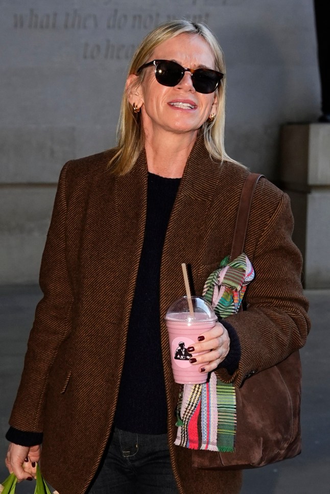 Radio presenter Zoe Ball outside BBC Broadcasting House in central London ahead of her final show on Radio 2 after she announced she is leaving her role and will be replaced by Emma Willis. Picture date: Saturday December 20, 2025. PA Photo. Photo credit should read: Aaron Chown/PA Wire