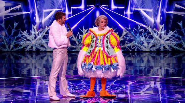 Maureen Lipman, The Masked Singer Christmas Special (Picture: ITV)