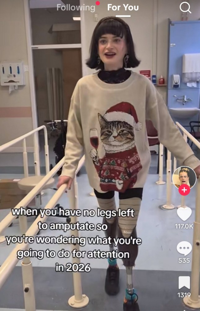 Celebrity Traitors star Ruth Codd walks for first time since having second leg amputated