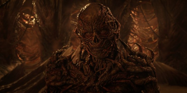 STRANGER THINGS: SEASON 5. Jamie Campbell Bower as Vecna in Stranger Things: Season 5. Cr. COURTESY OF NETFLIX ?? 2025