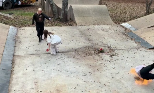 Wrestling star sets his own brother on fire in 'proposal gone wrong'