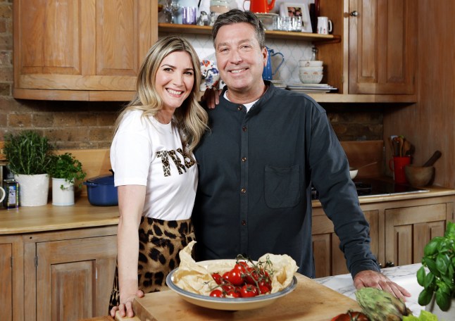 From ITV Daytime JOHN AND LISA'S WEEKEND KITCHEN Sunday 31st March 2019 on ITV Pictured: (l-r) Lisa Faulkner and John Torode A new cookery series with John Torode and Lisa Faulkner, John and Lisa???s Weekend Kitchen will see the couple host from a cosy modern kitchen every Sunday morning as they cook deliciously simple dishes. As they cook together they will also be sharing unique tips, neat techniques and tricks and of course, inspiring ideas for anyone who wants to cook, from keen home cooks to those starting out. (C) ITV Photographer: Matt Frost For further information please contact Peter Gray 0207 157 3046 peter.gray@itv.com This photograph is ?? ITV and can only be reproduced for editorial purposes directly in connection with the programme JOHN AND LISA'S WEEKEND KITCHEN or ITV. Once made available by the ITV Picture Desk, this photograph can be reproduced once only up until the Transmission date and no reproduction fee will be charged. Any subsequent usage may incur a fee. This photograph must not be syndicated to any other publication or website, or permanently archived, without the express written permission of ITV Picture Desk. Full Terms and conditions are available on the website https://www.itv.com/presscentre/itvpictures/terms